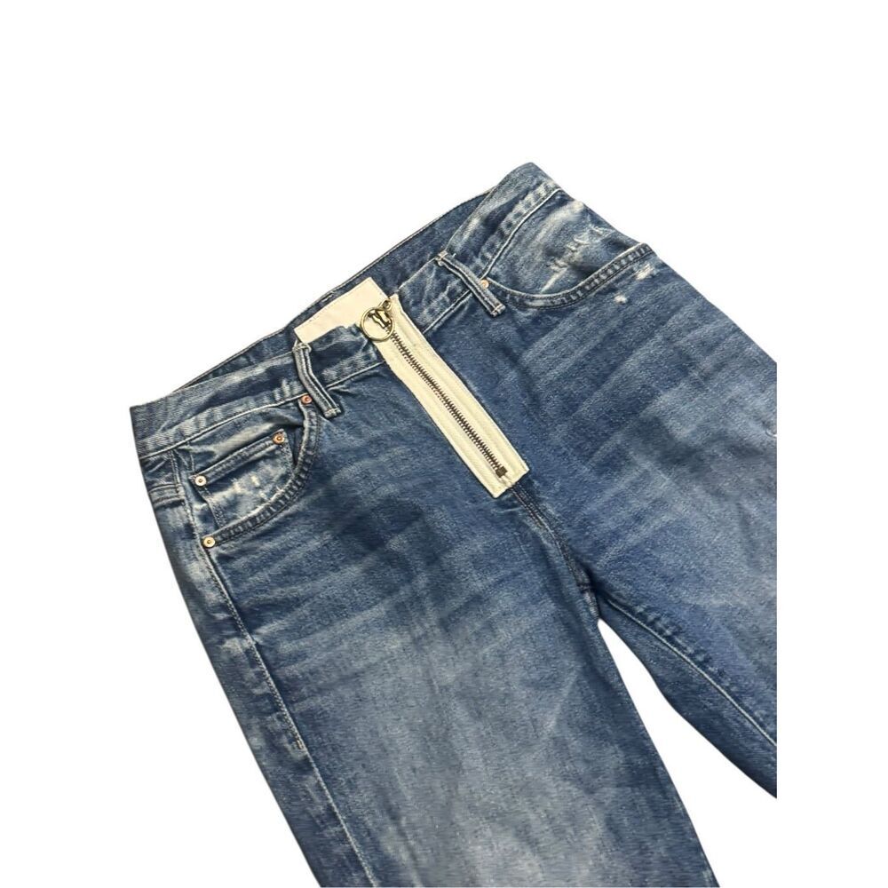 MOTHER DENIM SUPERIOR the xyz Saint Jean in better when it’s seeing distressed S - Picture 4 of 10